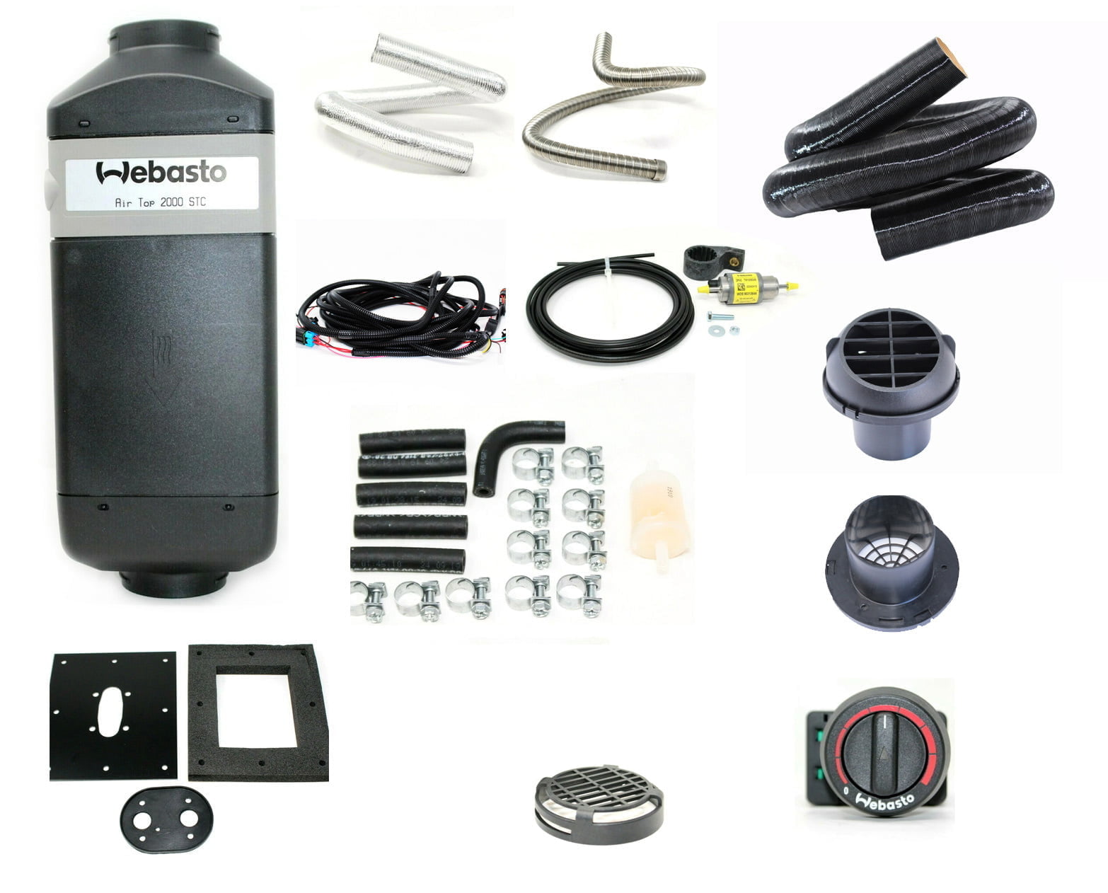 Webasto Air Top 2000 STC Diesel Heater with Rheostat Controller